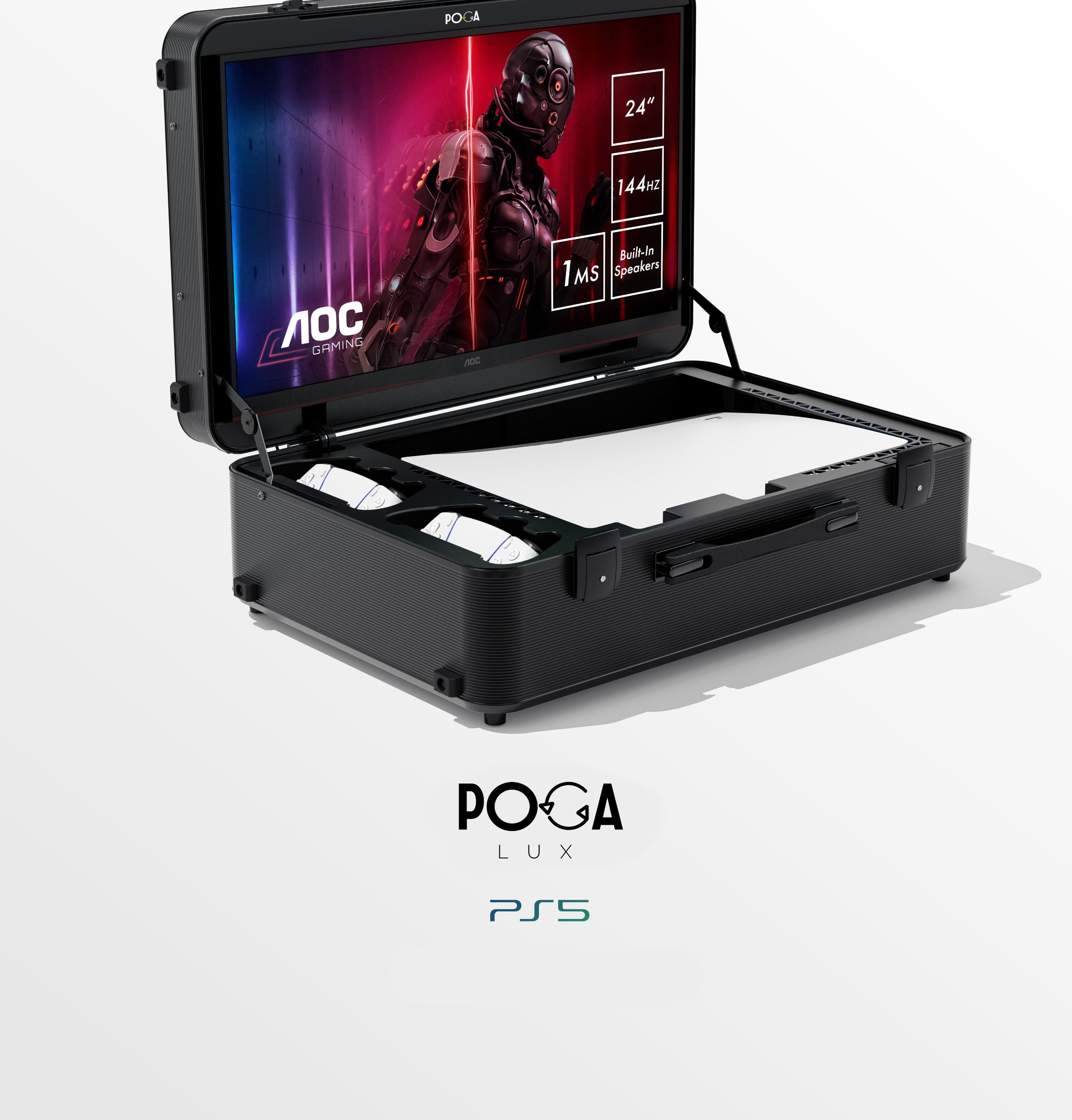 Malette PS5 POGA Lux - Valise de transport pour console